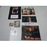 AUTOGRAPHS: JAMES BOND: CASINO ROYALE and QUANTUM OF SOLACE: A group of autographs - mainly signed