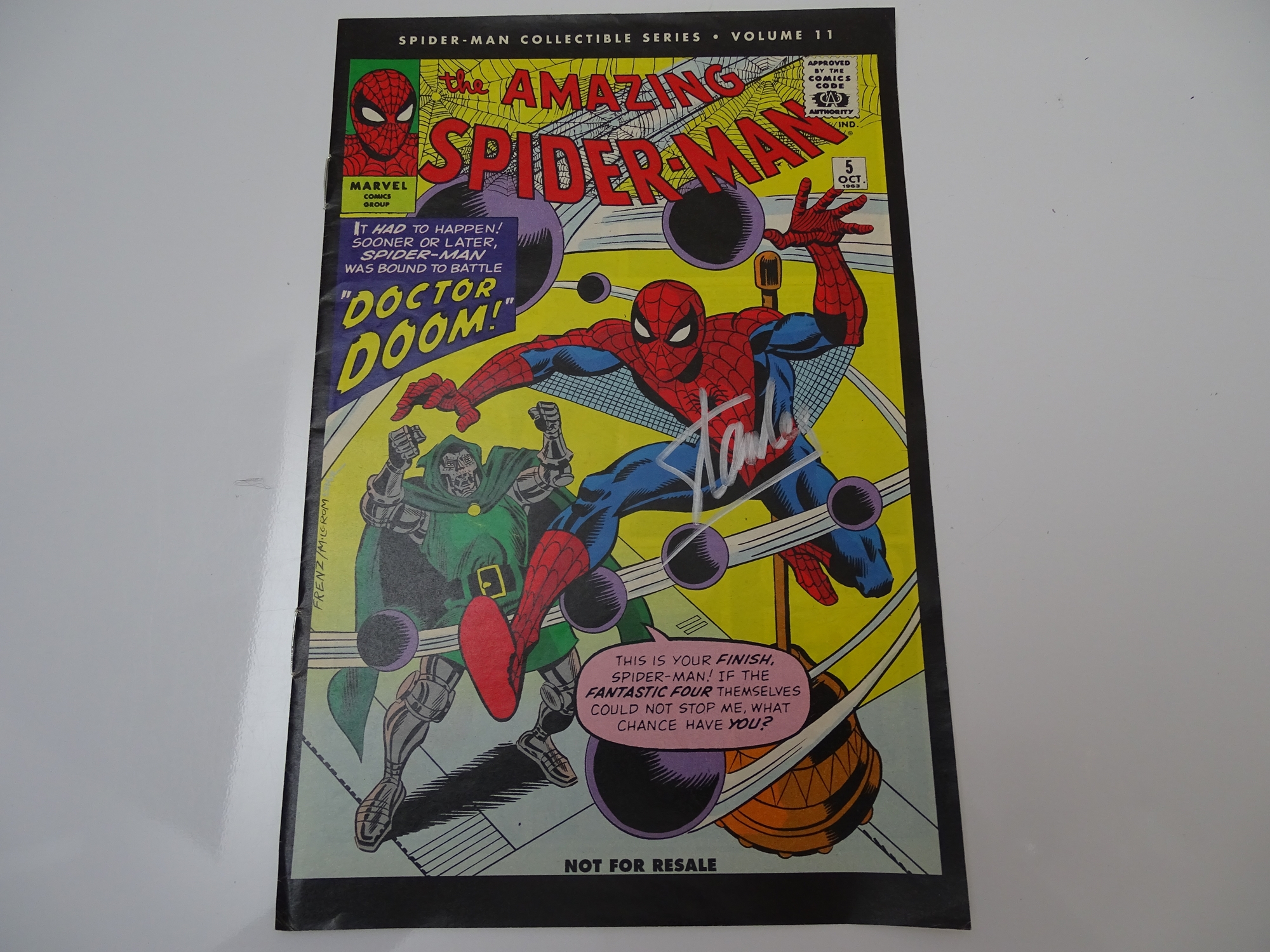 AUTOGRAPHS: - STAN LEE - signed comic - has been independently verified and comes with an