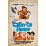 CARRY ON HENRY (1971) - UK/International One Sheet Movie Poster - (27" x 40" - 68.5 x 101.5 cm)