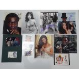 AUTOGRAPHS: JAMES BOND: LIVE AND LET DIE: A group of autographs - mainly signed photographs to