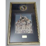 AUTOGRAPHS: ASTRONAUTS - APOLLO 12 - Framed and Glazed