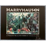 RAY HARRYHAUSEN "A TRIBUTE TO A LIFE'S WORK" (1992) - Limited Edition poster featuring RAY
