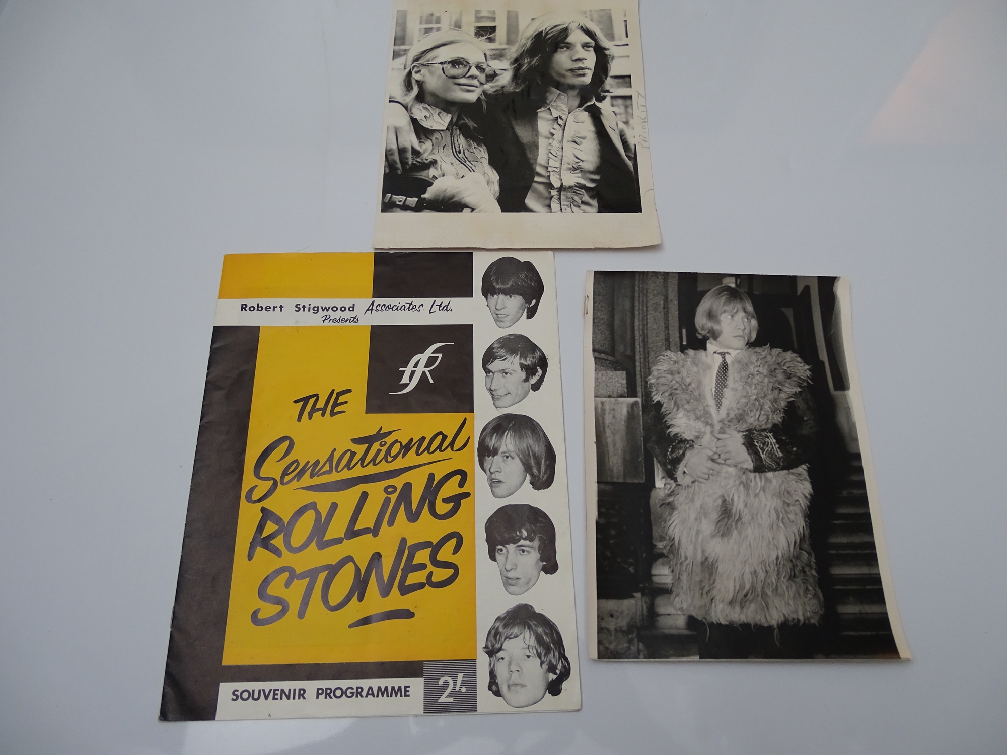 THE ROLLING STONES: 'The Sensational Rolling Stones' 1964 tour souvenir programme presented by