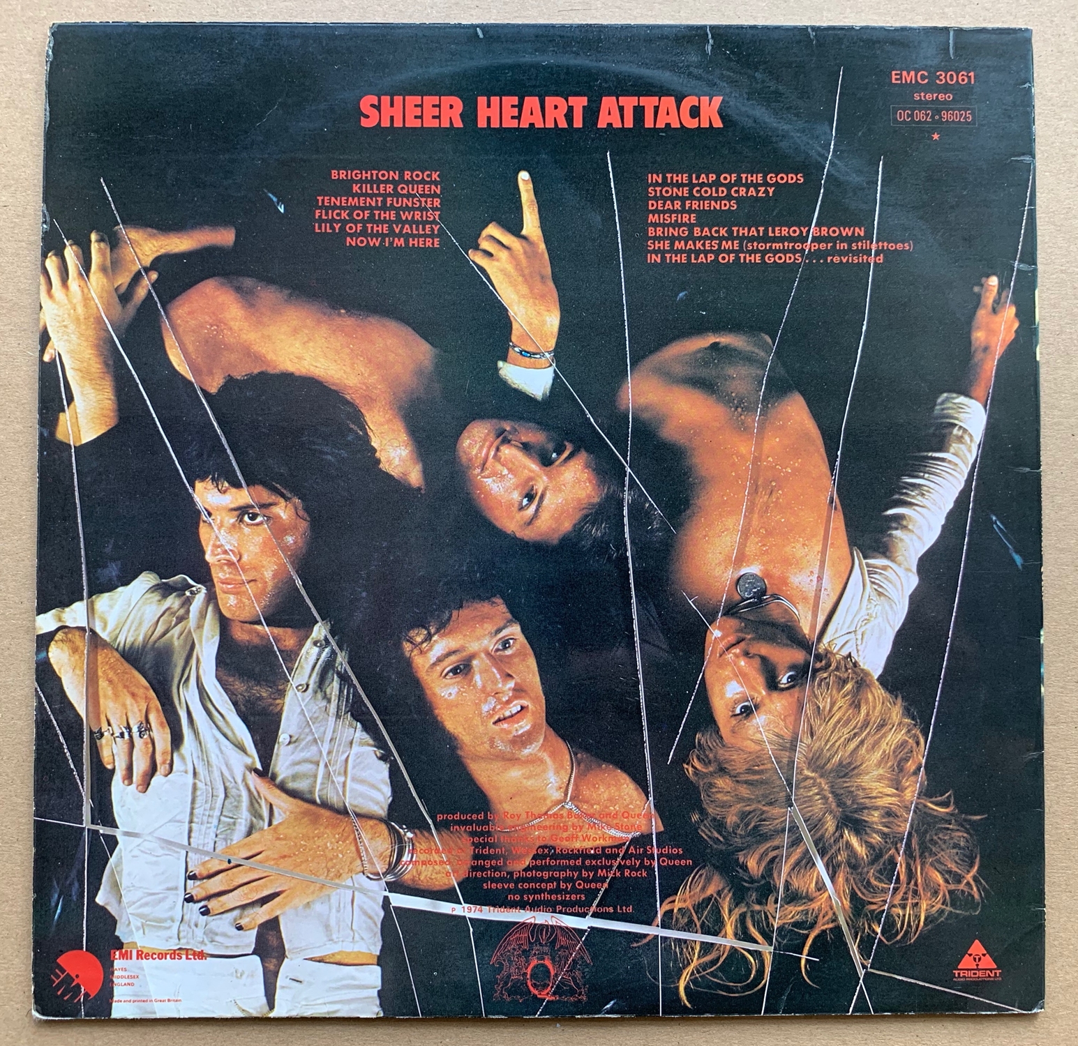 QUEEN: SHEER HEART ATTACK (1974) - First Pressing - KILLER QUEEN - EMC 3061 / OC 062 96025 / YAX - Image 2 of 5