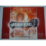 Group of 1970s/80s - UK Quad Film Posters: ANDROID (1982); THE BROOD (1979); SLAVERS (1978);