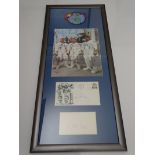 AUTOGRAPHS: ASTRONAUTS - APOLLO 7 - Framed and Glazed