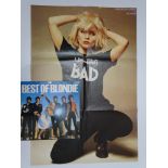 THE BEST OF BLONDIE (1981) - Vinyl LP Album and Promotional DEBBIE HARRY Poster