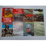 A SELECTION OF Vintage Movie Souvenir Program Books for a variety of WAR films: THE WILD GEESE (
