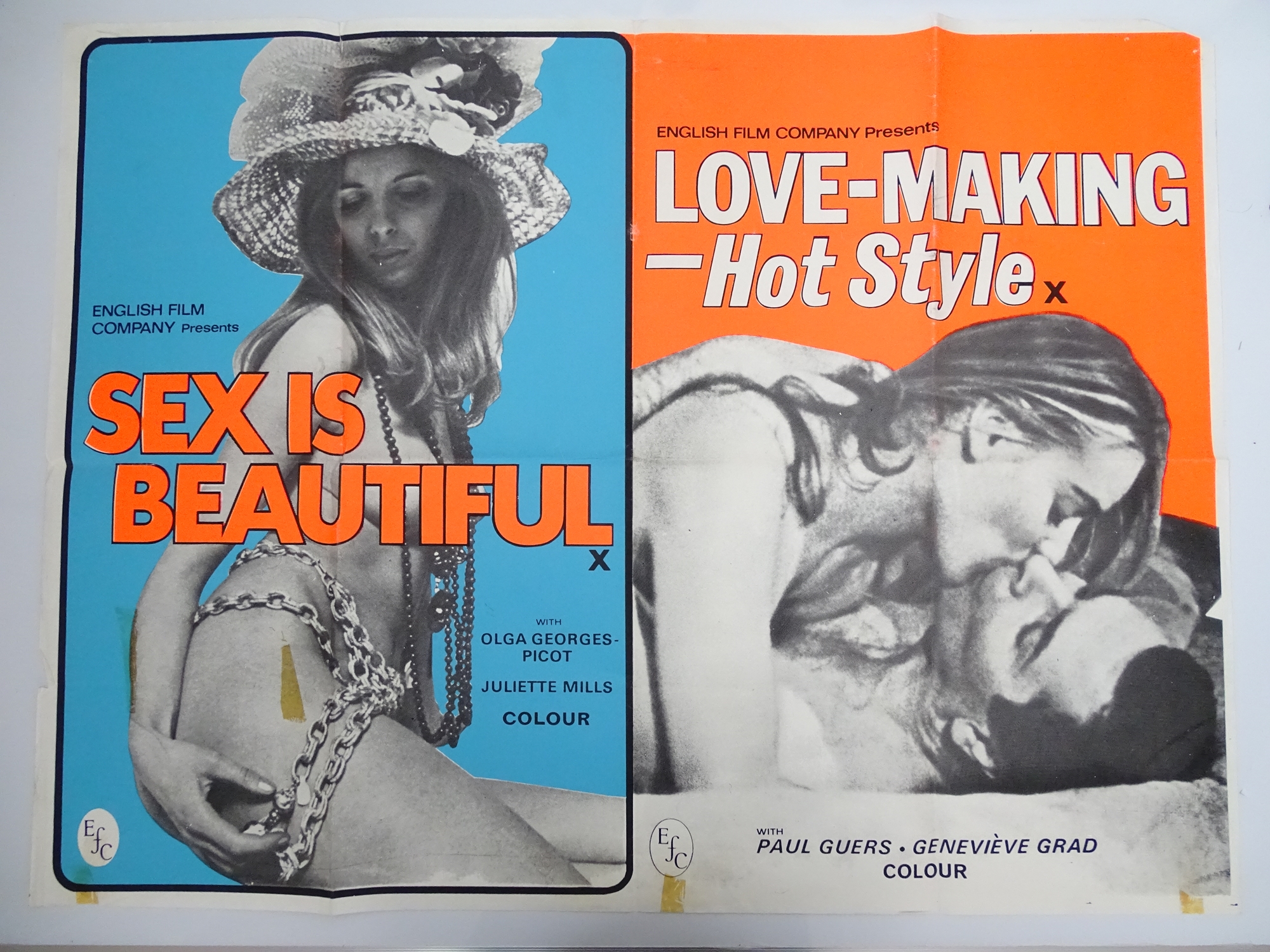 Selection of UK Quad Film Posters: SEX OF THEIR BODIES / LOVE HUNGRY GIRLS; HELGA - Educational / - Image 9 of 9