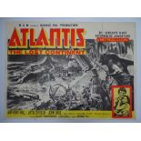 ATLANTIS THE LOST CONTINENT (1961) - UK Quad Film Poster - 30" x 40" (76 x 101.5 cm)
