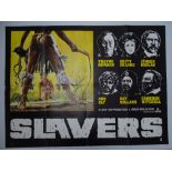 Group of UK Quad Film Posters - SLAVERS (1978); DEATH WARMED UP (1984); FLATLINERS (1990); THE