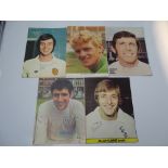 AUTOGRAPHS: 1960S /1980S FOOTBALLERS - LEEDS UNITED FOOTBALL CLUB: A selection of 5 autographed