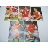 AUTOGRAPHS: 1990S/2000S FOOTBALLERS - ARSENAL FOOTBALL CLUB: A selection of 5 autographed
