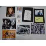 AUTOGRAPHS: JAMES BOND: PRODUCTION TEAM: A group of autographs - mainly signed photographs to