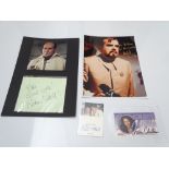 AUTOGRAPHS: JAMES BOND: MOONRAKER: A group of autographs - mainly signed photographs to include: