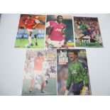 AUTOGRAPHS: 1960S /1980S FOOTBALLERS - ARSENAL FOOTBALL CLUB: A selection of 5 autographed