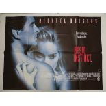 BASIC INSTINCT (1991) - UK Quad Film Poster