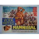HANNIBAL (1959) - (VICTOR MATURE) UK Quad Film Poster - 30" x 40" (76 x 101.5 cm)