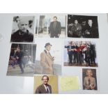 AUTOGRAPHS: A group of autographs - mainly signed photographs to include: BOB HOSKINS and CATHY