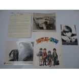MUSIC: A Selection of memorabilia to include black/white photographs of: RINGO STARR and JOHN LENNON