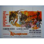 KHARTOUM (1966) - UK Quad Film Poster - 30" x 40" (76 x 101.5 cm) - Folded