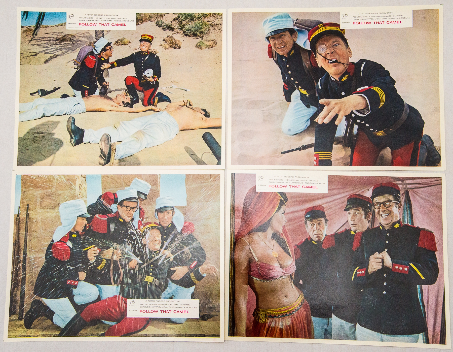CARRY ON FOLLOW THAT CAMEL (1967) - UK Lobby Card Set - Very Fine plus - Flat/Unfolded (as issued) - - Image 2 of 2