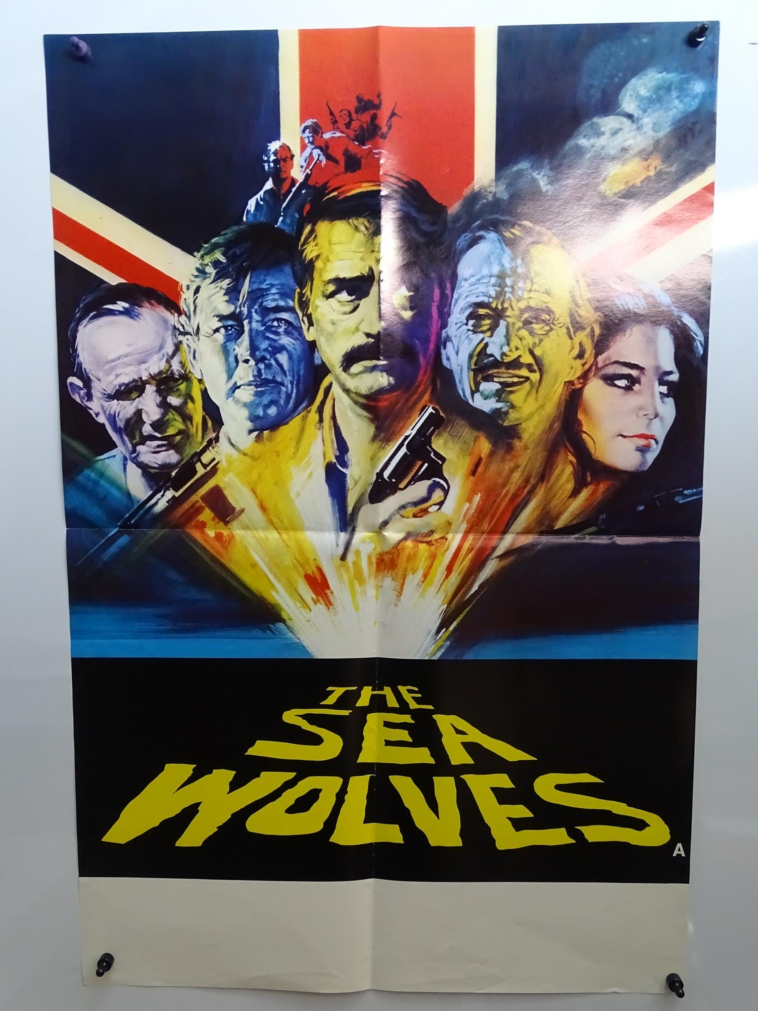 THE SEA WOLVES (1980) - British Double Crown - Arnaldo Putzu artwork - 20" x 30" (51 x 76 cm) -