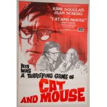 Group of mixed 1970s/80s UK Quad / One Sheet Film Posters to include: CAT AND MOUSE (1974); DEATH ON