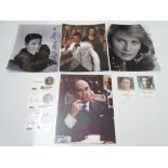 AUTOGRAPHS: JAMES BOND: A group of autographs OCTOPUSSY - mainly signed photographs to include: MAUD