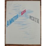 A MATTER OF LIFE AND DEATH (1946) - Press Campaign Book - Very Fine plus - Flat/Unfolded (as