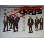 RESERVOIR DOGS (1992) - British UK quad film poster - QUENTIN TARANTINO - Designed by GRAHAM