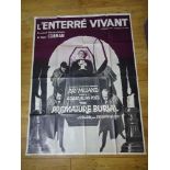 L'ENTERRE VIVANT (THE PREMATURE BURIAL) (1962) (1968 First release in France) - French Grande Film