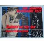 Group of 1950s UK Quad Film Posters: SUBWAY IN THE SKY (1959); SEA DEVILS (I953); THE LAW
