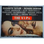 THE V.I.P.s (ELIZABETH TAYLOR / RICHARD BURTON) (1963) - UK Quad Film Poster - 30" x 40" (76 x 101.5