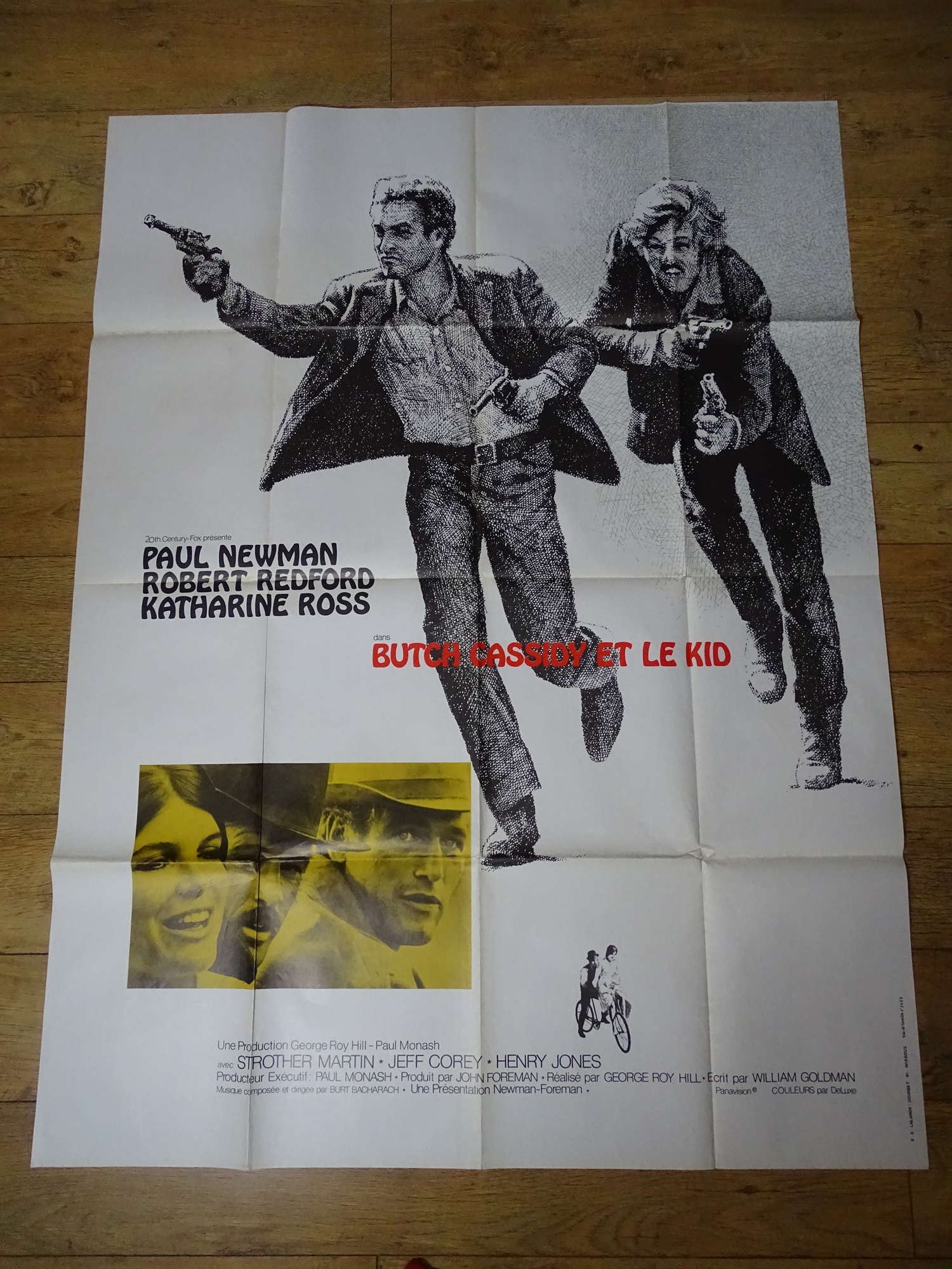 BUTCH CASSIDY ET LE KID (BUTCH CASSIDY AND THE SUNDANCE KID) (1970) - French 'Grande' Affiche