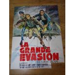 LA GRANDE EVASION (THE GREAT ESCAPE) - French 'Grande' Affiche movie poster 46" x 63" (117 x 160 cm)