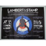 LAMBERT & STAMP (THE WHO) (2014) - British UK Quad Film Poster - 30" x 40" (76 x 101.5 cm) for the