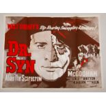 DR SYN (1963) (alias the Scarecrow) - re release UK Quad (30" x 40" - 76 x 101.5 cm) - Folded - Very
