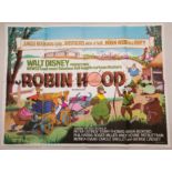 ROBIN HOOD (1973) Lot x 3 - FIRST RELEASE - 3 x British UK Quads to include Main Art Work & 2 x