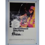CLINT EASTWOOD: DIRTY HARRY (1971) - One Sheet - Linen backed