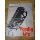 FAMILY LIFE (1971) - KEN LOACH - French Grande Film Poster 47" x 63" - paper loss top left corner