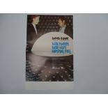 THE MAN WHO FELL TO EARTH (1976) - DAVID BOWIE - German A3 film poster - Totally different artwork &