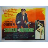 SHIELD FOR MURDER (1954) - UK Quad Film Poster - 30" x 40" (76 x 101.5 cm)