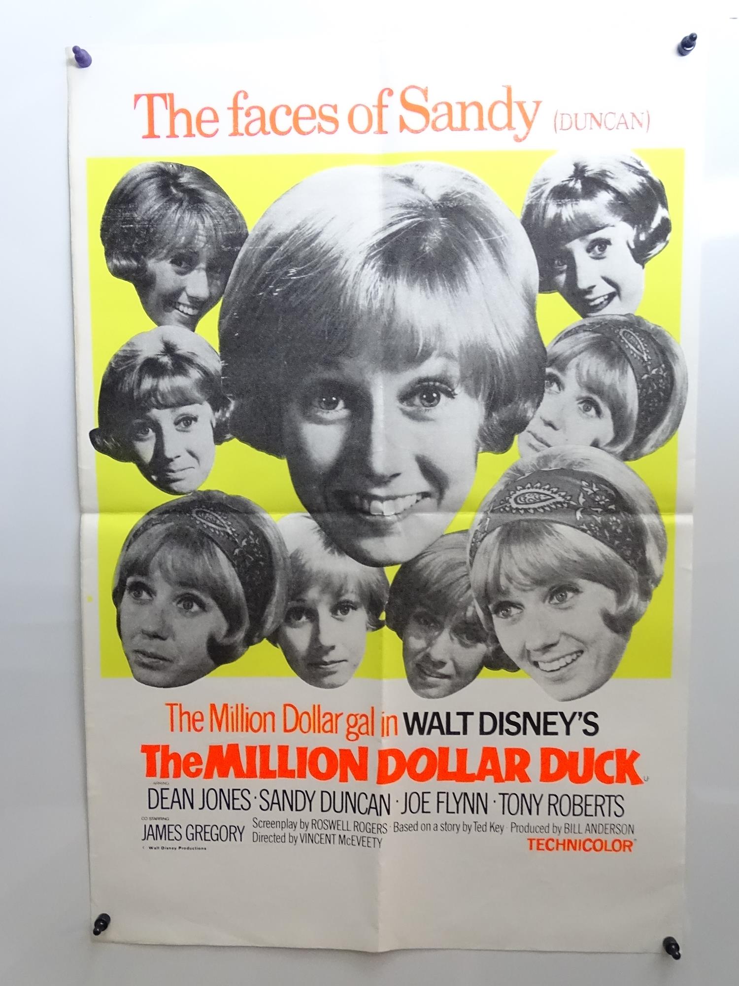 MILLION DOLLAR DUCK (1971) Lot of 2 - British Double Crown (20" x 30" - 51 x 76 cm) and UK Quad FILM - Image 2 of 2