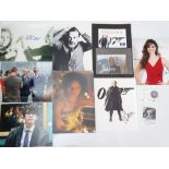 AUTOGRAPHS: JAMES BOND: SKYFALL and SPECTRE: A group of autographs - mainly signed photographs to