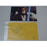AUTOGRAPHS: - ALEC GUINNESS - signed photograph - has been independently verified and comes with
