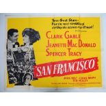 SAN FRANCISCO (1936 - later release) - CLARK GABLE and SPENCER TRACY star in this drama which was