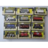 OO GAUGE MODEL RAILWAYS: A mixed group of WRENN wagons as lotted - VG/E in G/VG boxes (12) #18