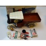 VINTAGE TOYS: A MAMOD unused live steam 'Steam Wagon' complete with all unused accessories in a rare