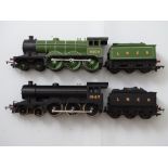 OO GAUGE MODEL RAILWAYS: A pair of HORNBY Class B12/3 steam locomotives - 1 x LNER Green numbered